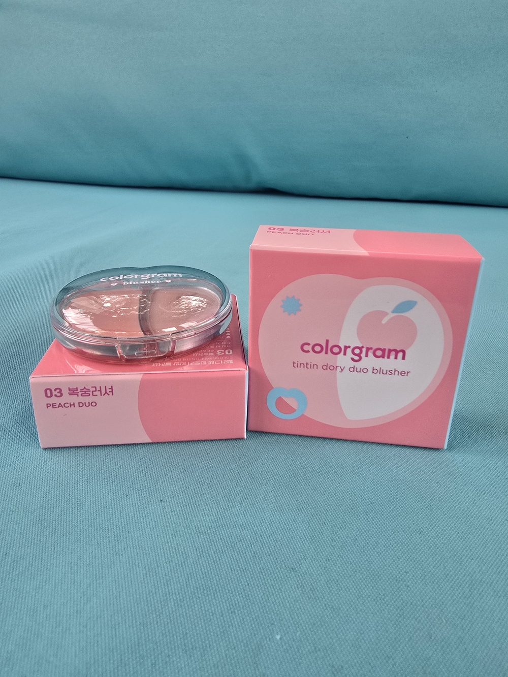 💚 Colorgram Duo Blusher - Peach Duo (03)